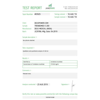 TRENBOMED E 200 (TRENBOLONE ENANTHATE) INJECTABLE STEROID IN AMPOULES Deus Medical TRENBOMED E 200 (TRENBOLONE ENANTHATE) INJECTABLE STEROID IN AMPOULES Deus Medical